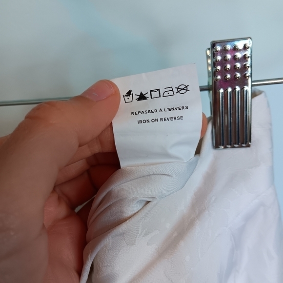 Vintage Le Chateau A-Line Jacquard Pleated Skirt with Pockets - Picture 8 of 9